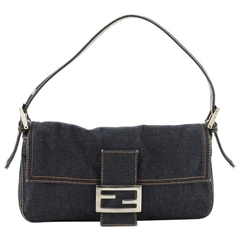 fendi baguette sale|fendi denim baguette sale.